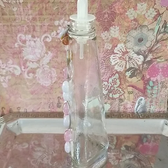 Repurposed Vintage Olive Oil Salad Dressing Bottle Hand Crafted - Picture 5 of 15